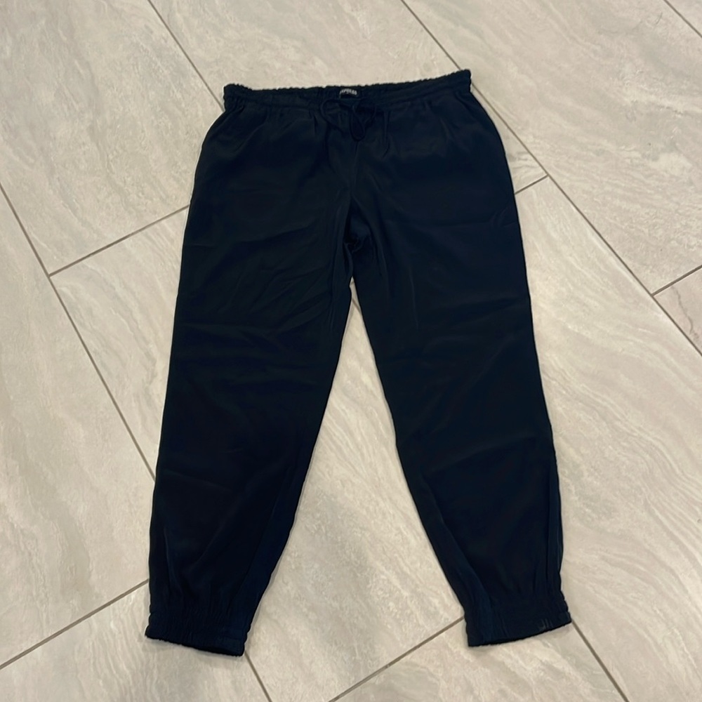 Express Black Jogger Pants